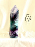 Rainbow Fluorite Small Point