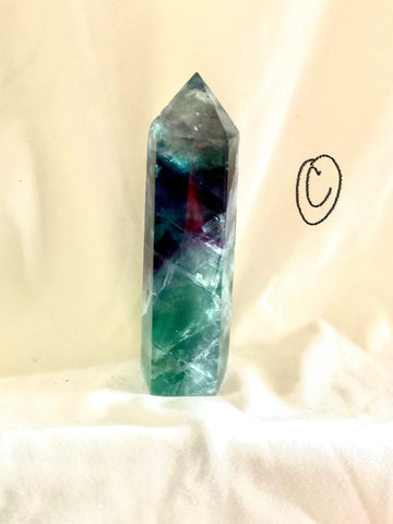 Rainbow Fluorite Small Point