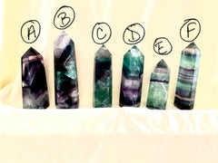 Rainbow Fluorite Small Point