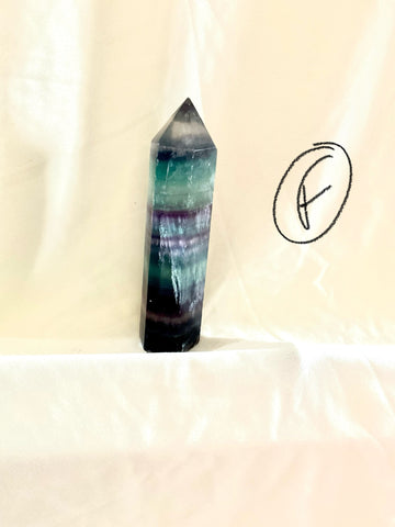 Rainbow Fluorite Small Point