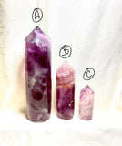 Watermelon Fluorite Cylinders