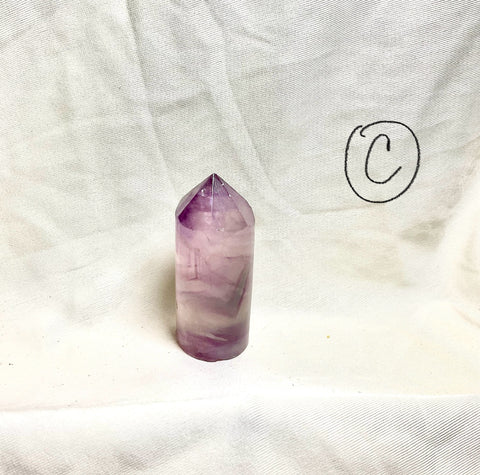 Watermelon Fluorite Cylinders