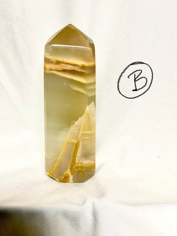 Honey Calcite Medium Points